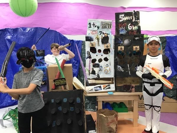 4th grade cardboard arcade